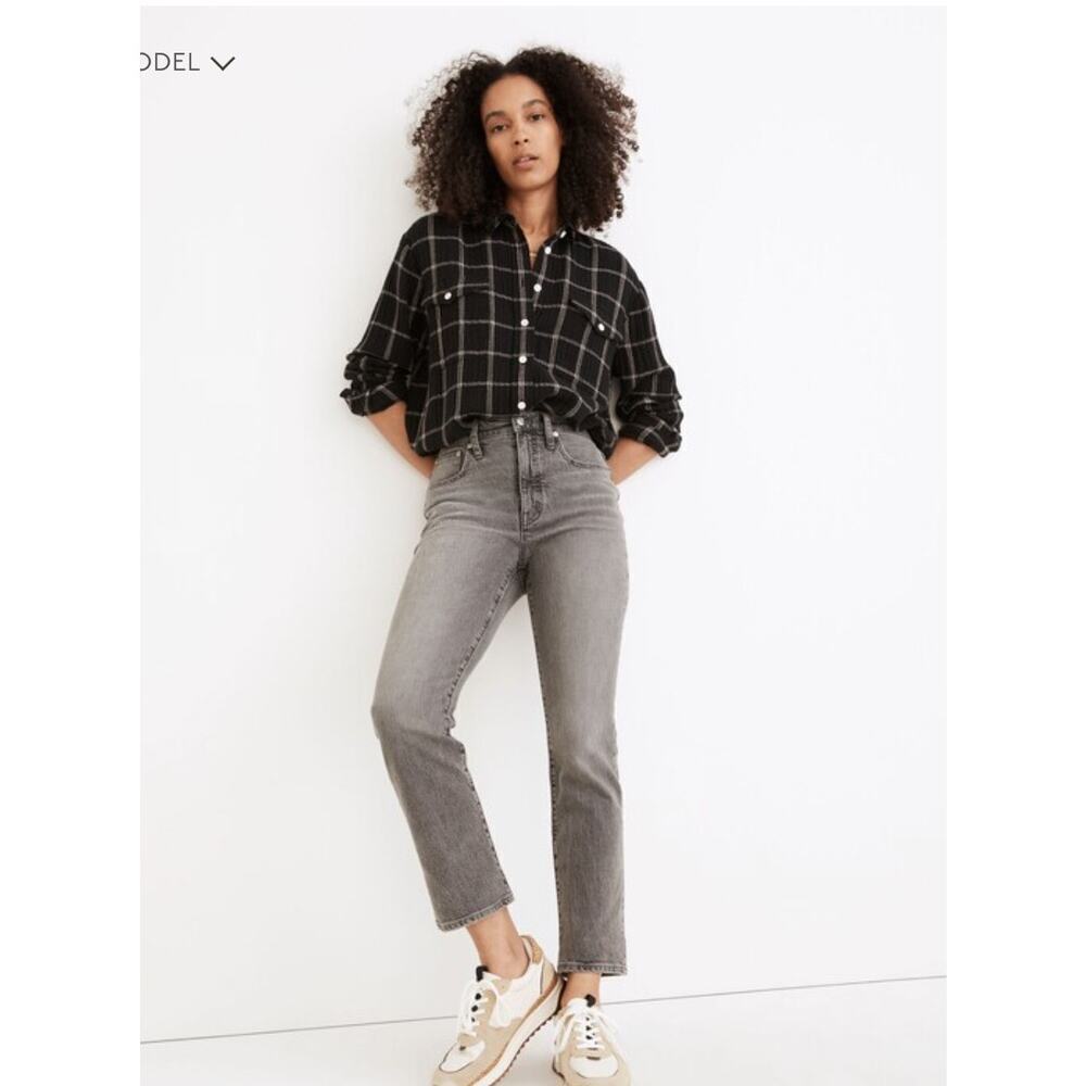 Madewell Slim Demi-Boot Jeans in Brookford Wash